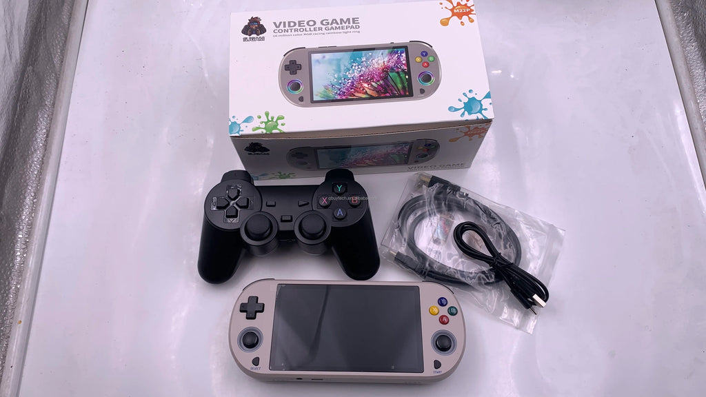 M22 Pro Handheld Game Console 5'' IPS Screen EmuELEC Linux System 64GB/128GB 20000+ Games Portable Retro Video Gaming Machine